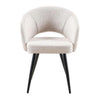 AIMAR FABRIC DINING CHAIR BEIGE COLOUR