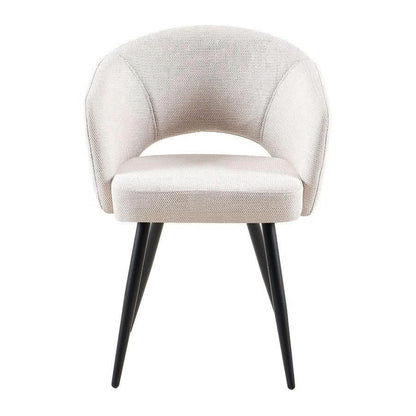 AIMAR FABRIC DINING CHAIR BEIGE COLOUR