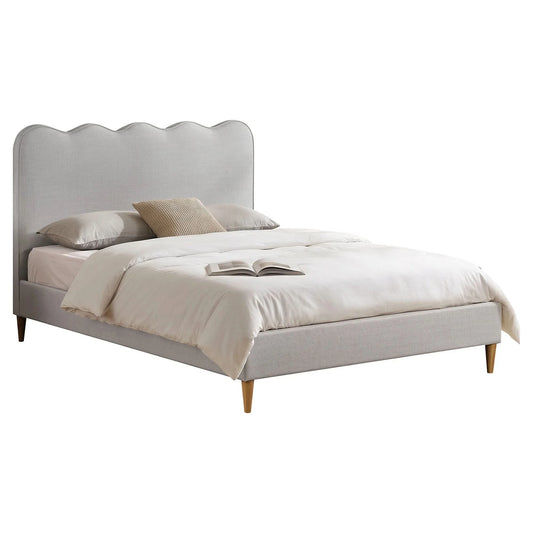 Bronwyn Fabric Queen Bed Natural