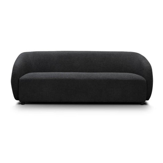 SUKI BOUCLE 3-SEATER SOFA CHARCOAL