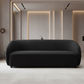 SUKI BOUCLE 3-SEATER SOFA CHARCOAL - MyChocolateWood