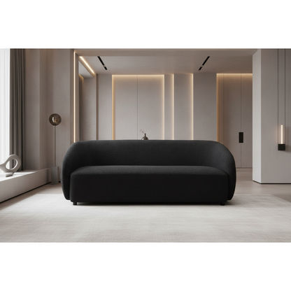 SUKI BOUCLE 3-SEATER SOFA CHARCOAL