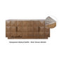 HAMPSHIRE RIVER BROWN MARBLE TOP/WALNUT 4-DOOR BUFFET/SIDEBOARD - - MyChocolateWood