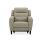 MARVIN FABRIC 1-SEATER LEATHER ELECTRIC RECLINER ARMCHAIR BEIGE