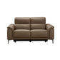 Tarquin Brown Leather 2-Seater Electric Recliner Sofa angle
