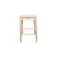 KESWICK BAR STOOL/BREAKFAST STOOL - NATURAL BEECHWOOD & WOVEN ROPE - MyChocolateWood