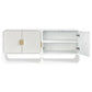 DELGARDO 4-DOOR BUFFET/SIDEBOARD WHITE - MyChocolateWood