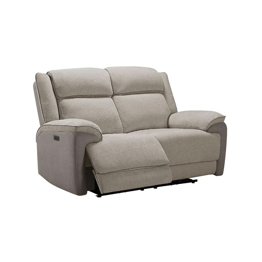 COLVOS 2-SEATER ELECTRIC RECLINER SOFA OYSTER COLOUR - MyChocolateWood