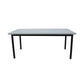 HAYLEY  OUTDOOR COFFEE TABLE CONCRETE TABLE TOP 120CM - MyChocolateWood