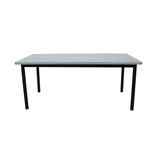 HAYLEY  OUTDOOR COFFEE TABLE CONCRETE TABLE TOP 120CM - MyChocolateWood
