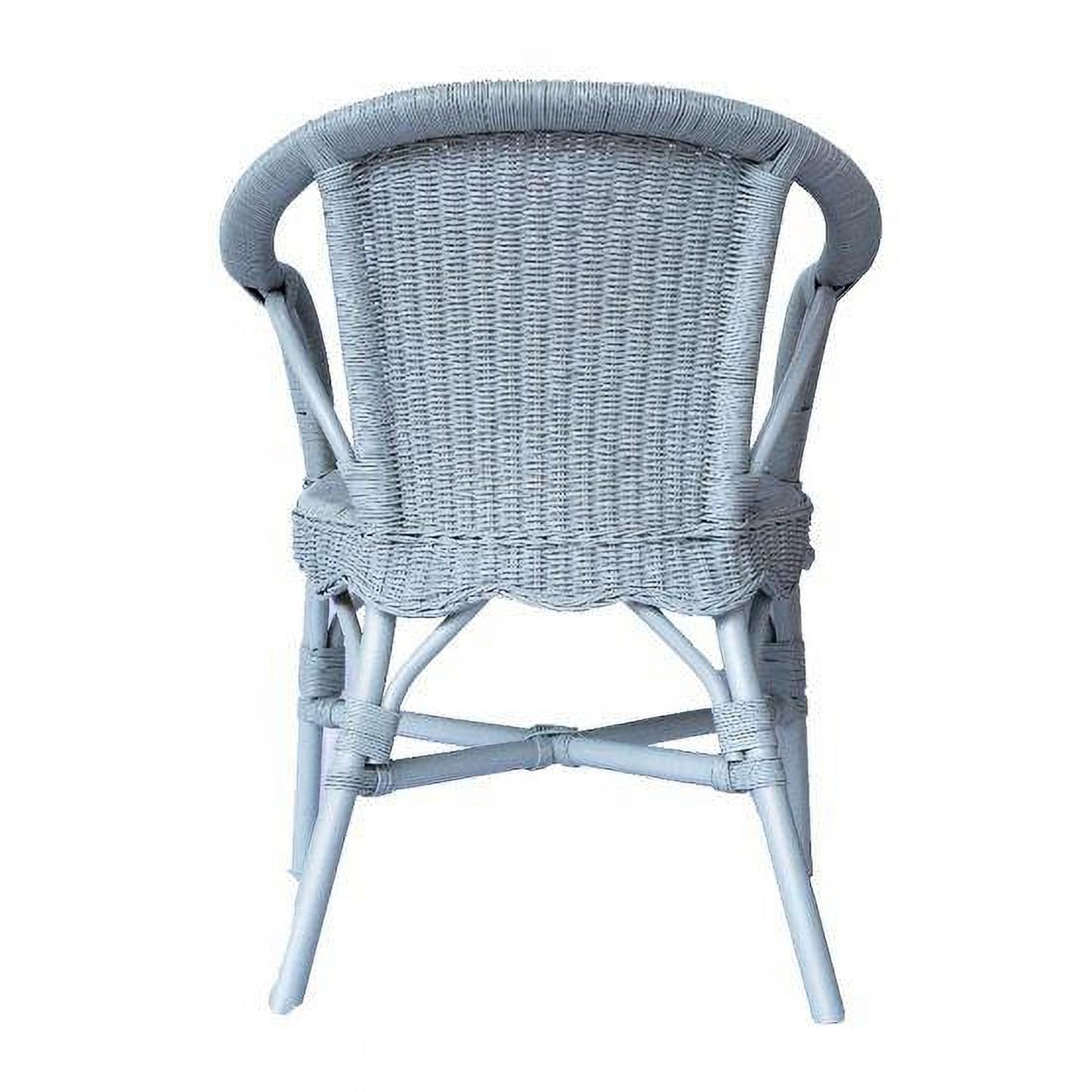 Wenglor Rattan Armchair in Ocean Blue weave