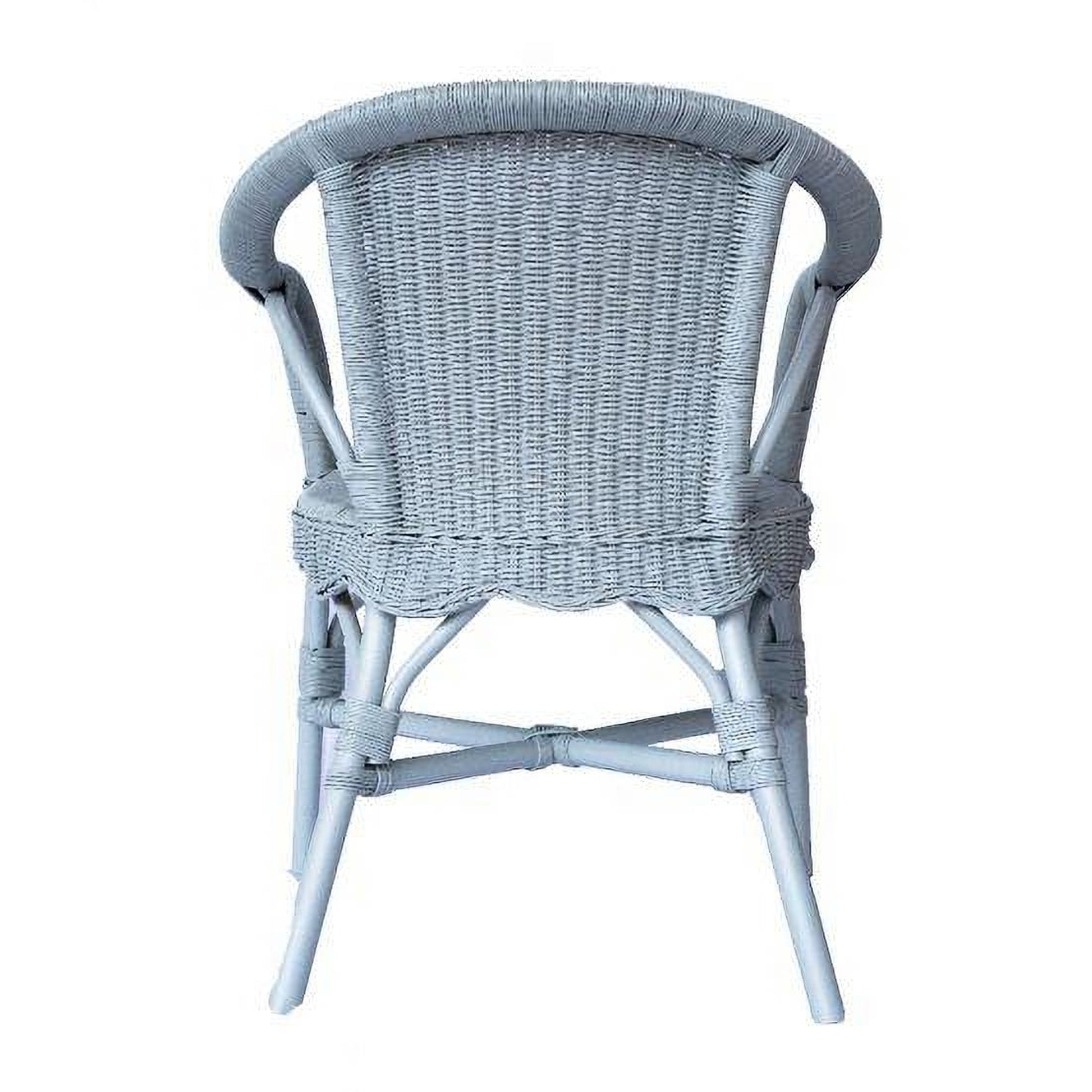 Wenglor Rattan Armchair in Ocean Blue weave