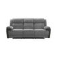 COLVOS 3-SEATER ELECTRIC RECLINER SOFA GRAPHITE COLOUR - MyChocolateWood