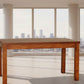 FULTON SOLID MAHOGANY DINING TABLE 150CM IN LIGHT PECAN - MyChocolateWood