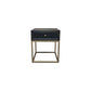 DIMANTA DESIGNER  1-DRAWER SIDE TABLE/LAMP TABLE BLACK - MyChocolateWood