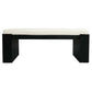 ADELLE SOLID MINDI TIMBER BENCH -SMALL - ALMOND 130CM - MyChocolateWood