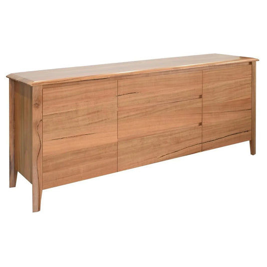 BOLZANO MARRI TIMBER BUFFET/SIDEBOARD 2 DOORS 3 DRAWERS NATURAL 180CM