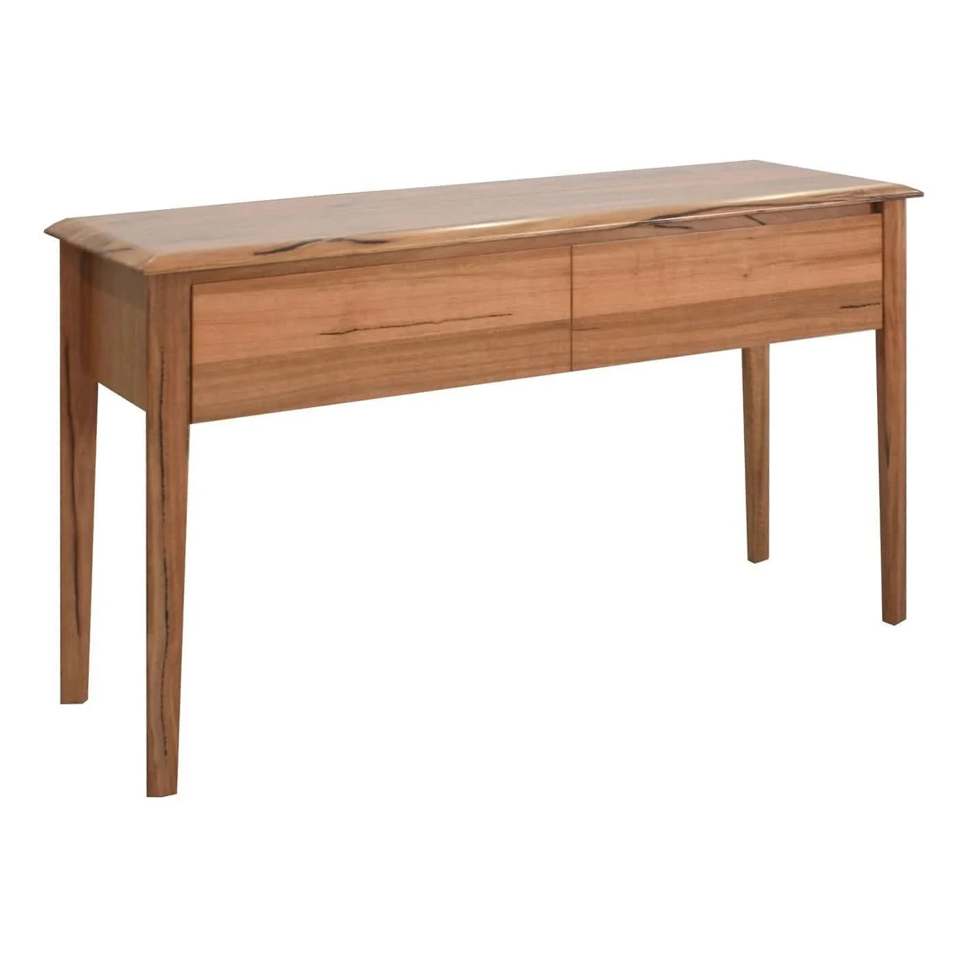 BOLZANO MARRI TIMBER 2-DRAWER HALL TABLE/ CONSOLE TABLE 130CM - MyChocolateWood