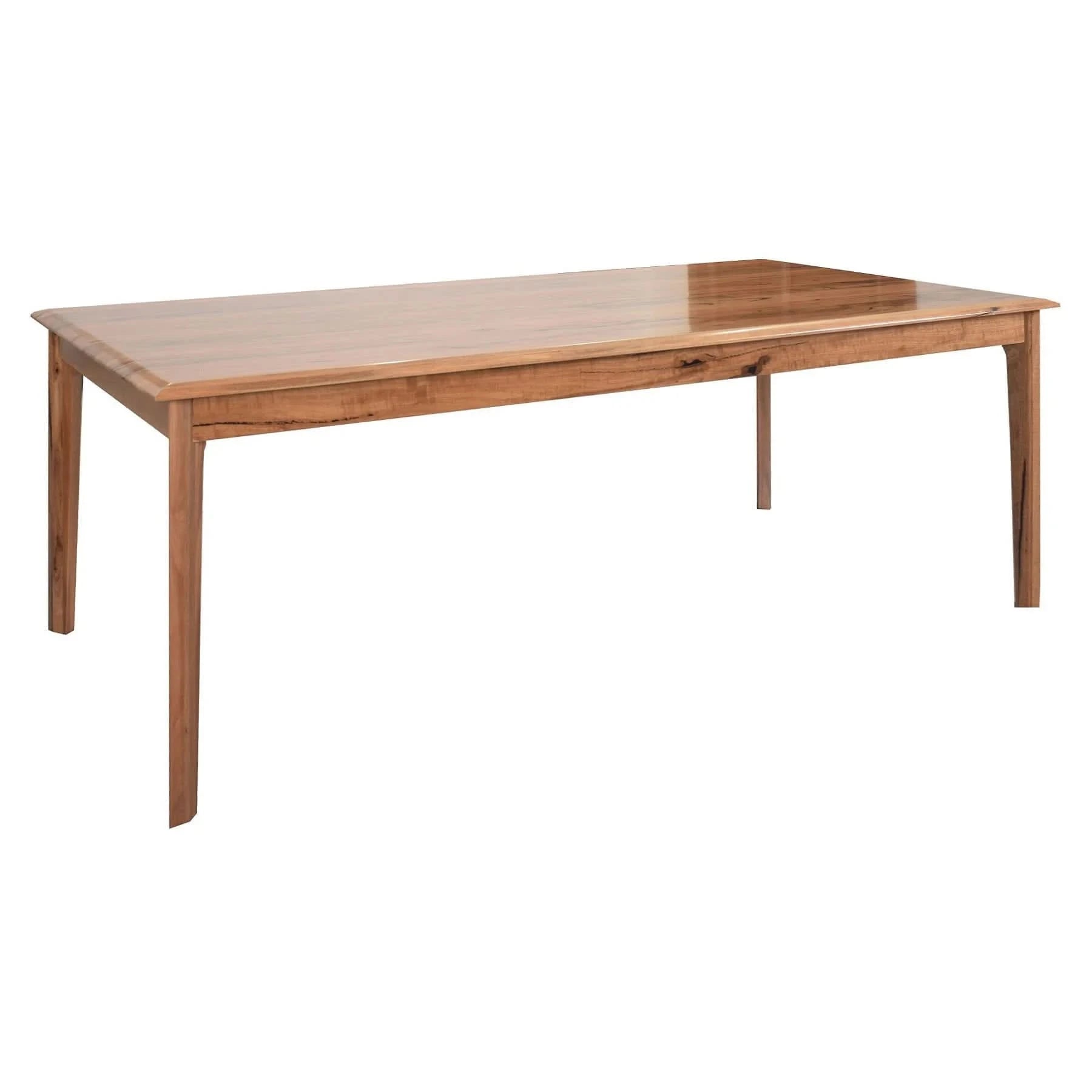 BOLZANO MARRI TIMBER DINING TABLE 210CM - NATURAL - MyChocolateWood