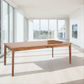 Bolzano Marri Timber Dining Table in Natural, 240cm - Chocolate Wood