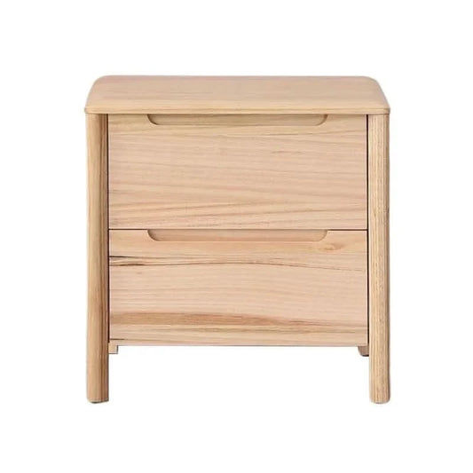 AMIAS NATURAL ASH TIMBER BEDSIDE TABLE - MyChocolateWood
