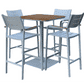 Bradley Outdoor Aluminium Bar Chair White