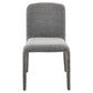 BRISCO DINING CHAIR - AUBERGINE - STACKABLE