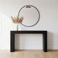 HUDSON SOLID MINDI WOOD 1-DRAWER CONSOLE TABLE/HALL TABLE BLACK - MyChocolateWood