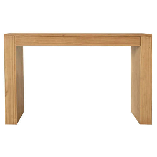 HUDSON SOLID MINDI WOOD 1-DRAWER CONSOLE TABLE/HALL TABLE NATURAL - MyChocolateWood
