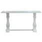 Sherborne acacia wood console table by MyChocolateWood, showcasing a sleek hall table design with natural wood grain finish.