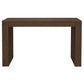 HUDSON SOLID MINDI WOOD 1-DRAWER CONSOLE TABLE/HALL TABLE WALNUT - MyChocolateWood