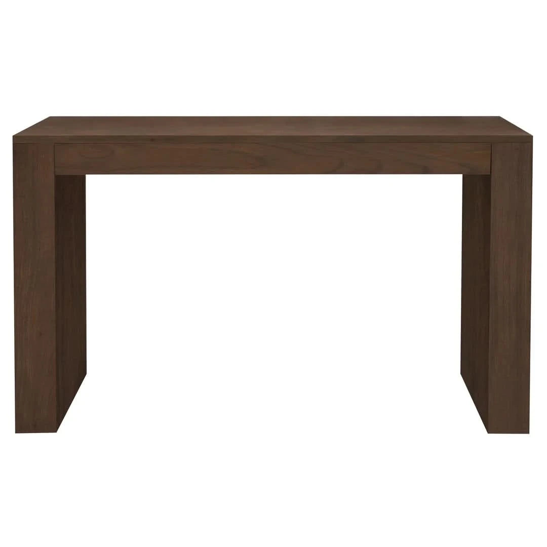HUDSON SOLID MINDI WOOD 1-DRAWER CONSOLE TABLE/HALL TABLE WALNUT - MyChocolateWood