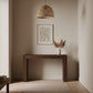 HUDSON SOLID MINDI WOOD 1-DRAWER CONSOLE TABLE/HALL TABLE WALNUT - MyChocolateWood