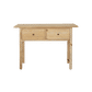 JOELLE 2-DRAWER CONSOLE TABLE/HALL TABLE DISTRESSED NATURAL - MyChocolateWood