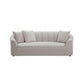 MACKENZIE LEATHER 2-SEATER SOFA - LIGHT GREY - MyChocolateWood