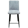 CAMWICK FABRIC & METAL COUNTER STOOL/BAR STOOL GREY