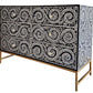MOTHER OF PEARL ENCHANTING VINE 6 DRAWERS DRESSER - MyChocolateWood