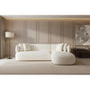 BEECHAM MODULAR 3-SEATER CORNER SOFA WITH RHF CHAISE - NATURAL CHENILLE