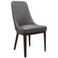 BOMONT REAL LEATHER DINING CHAIR DARK BROWN