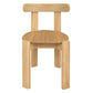DELPHINE SOLID MAHOGANY TIMBER DINING CHAIR BLACK - MyChocolateWood
