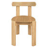 DELPHINE SOLID MAHOGANY TIMBER DINING CHAIR BLACK - MyChocolateWood