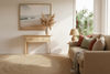 JOELLE 2-DRAWER CONSOLE TABLE/HALL TABLE DISTRESSED NATURAL - MyChocolateWood