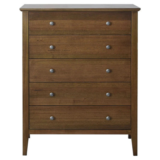 Roshan 4-Piece Messmate Bedroom Suite in Natural Light Smoke — Queen Bed, Tallboy & 2 Bedside Tables