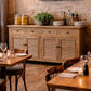 Villa Louvre Style Buffet Sideboard 200cm with 4 doors and 4 drawers