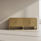 DELGARDO 4-DOOR BUFFET/SIDEBOARD BRUSHED ANTIQUE GOLD - MyChocolateWood