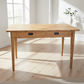 FITAN SOLID OAK 2-DRAWER DESK 120CM NATURAL - MyChocolateWood