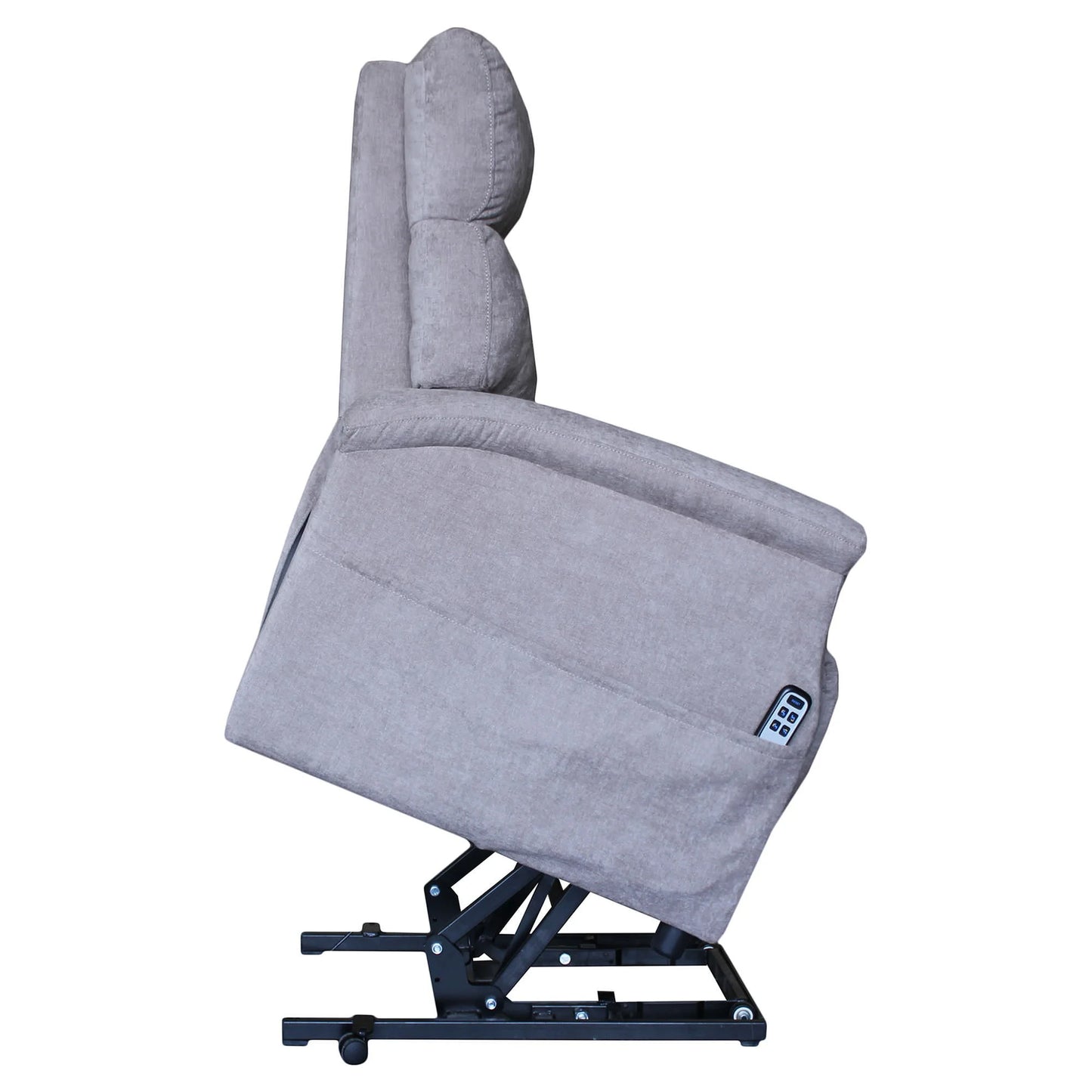 VALLI FABRIC LIFT CHAIR/ELECTRIC RECLINER/ARMCHAIR TAUPE