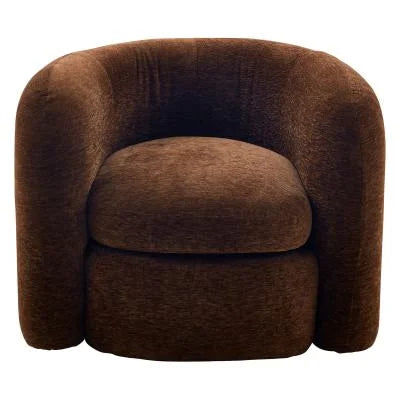 Brierly Fabric Armchair/Tub Chair - Walnut Brown
