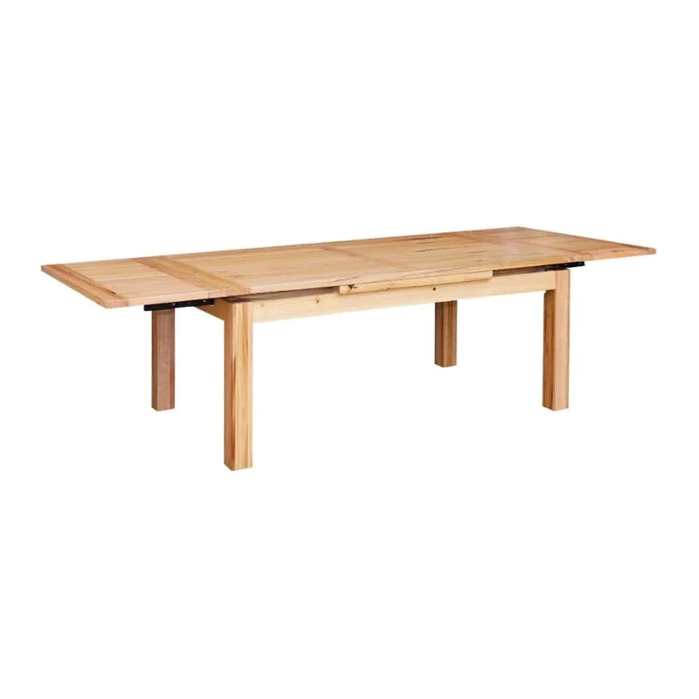 ZAFRAN MESSMATE TIMBER EXTENSION DINING TABLE  NATURAL 150-240CM - MyChocolateWood