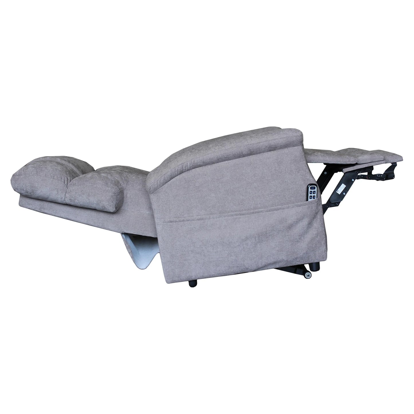 VALLI FABRIC LIFT CHAIR/ELECTRIC RECLINER/ARMCHAIR TAUPE